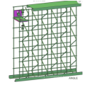 Malla de alambre soldada con autógena 3D para las plantas de jardín de las piscinas del patio trasero del jardín pérgolas de la subida